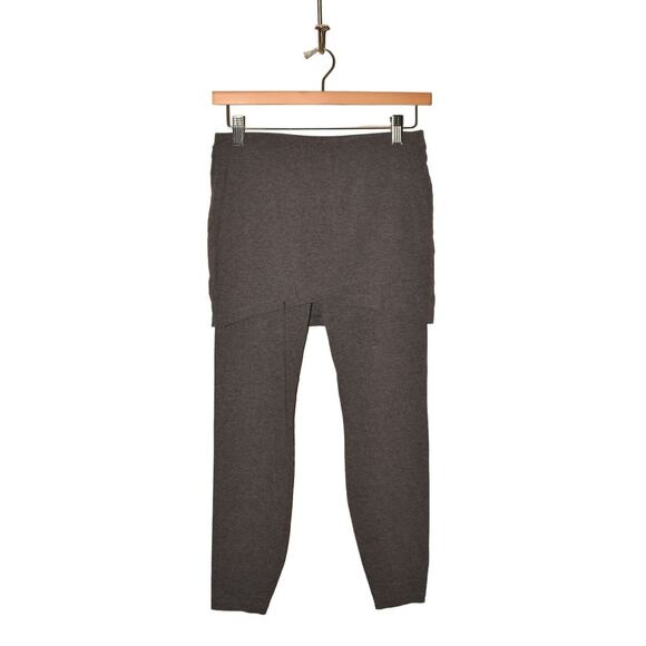 CABI $85 Pull-On Knit Cropped Skirted Leggings in Heather Gray 5318 XS‎ - Picture 1 of 2